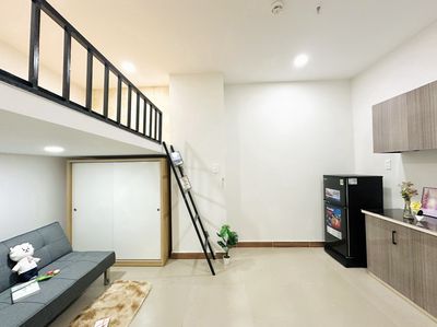 phòng trọ có gác, bảo vệ 24/24, giờ giấc tự do, thang máy