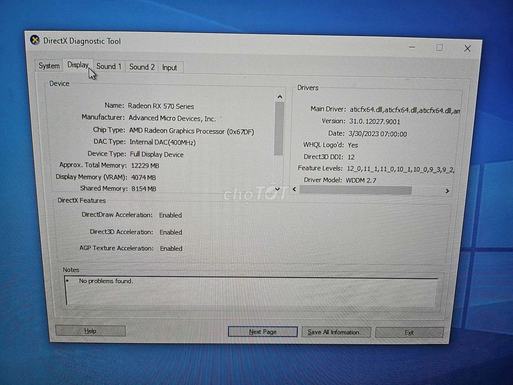 Thùng pc i5-9500 RX 570 16GB/240GB. Mua bán Máy tính để bàn tại Quận 12 Tp Hồ Chí Minh được đăng bởi STOP hình 1