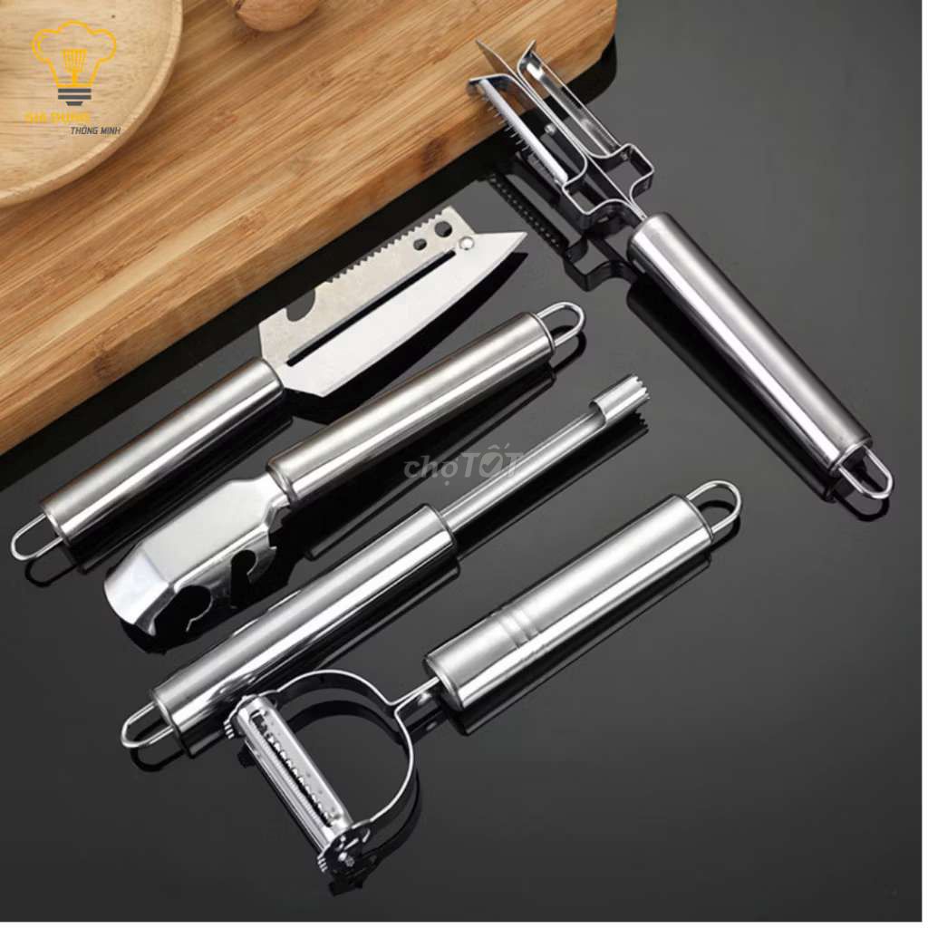 Bộ 5 món dao inox. Mua bán Dụng cụ nhà bếp tại Quận Hai Bà Trưng Hà Nội được đăng bởi Phùng Thu Hương hình 1