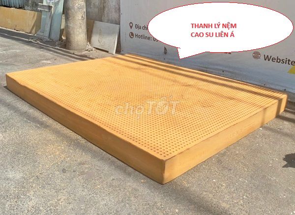 Thanh lý Nệm cao su Liên Á 1m6x2m dày 15 phân