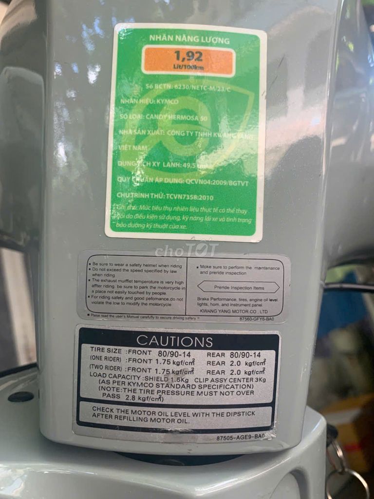 Xe tay ga Candy Hermosa 50cc xanh ngọc mới 95%. Mua bán Xe máy tại Quận Gò Vấp Tp Hồ Chí Minh được đăng bởi Nhan Duong Thanh hình 12