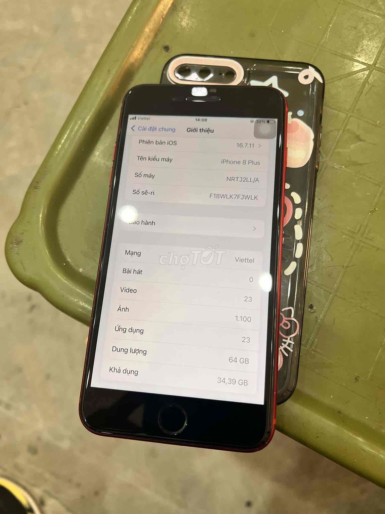 Apple iPhone 8 Plus 64GB Đỏ. Mua bán Điện thoại tại Quận Đống Đa Hà Nội được đăng bởi Quang Anh hình 1