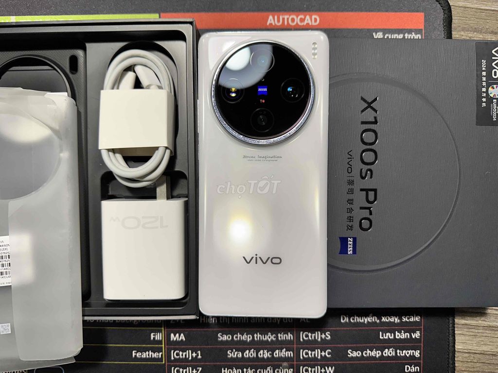Vivo X100S Pro 12/256Gb trắng, nguyên rin. Mua bán Điện thoại tại Quận Thanh Khê Đà Nẵng được đăng bởi Truong Vo hình 1