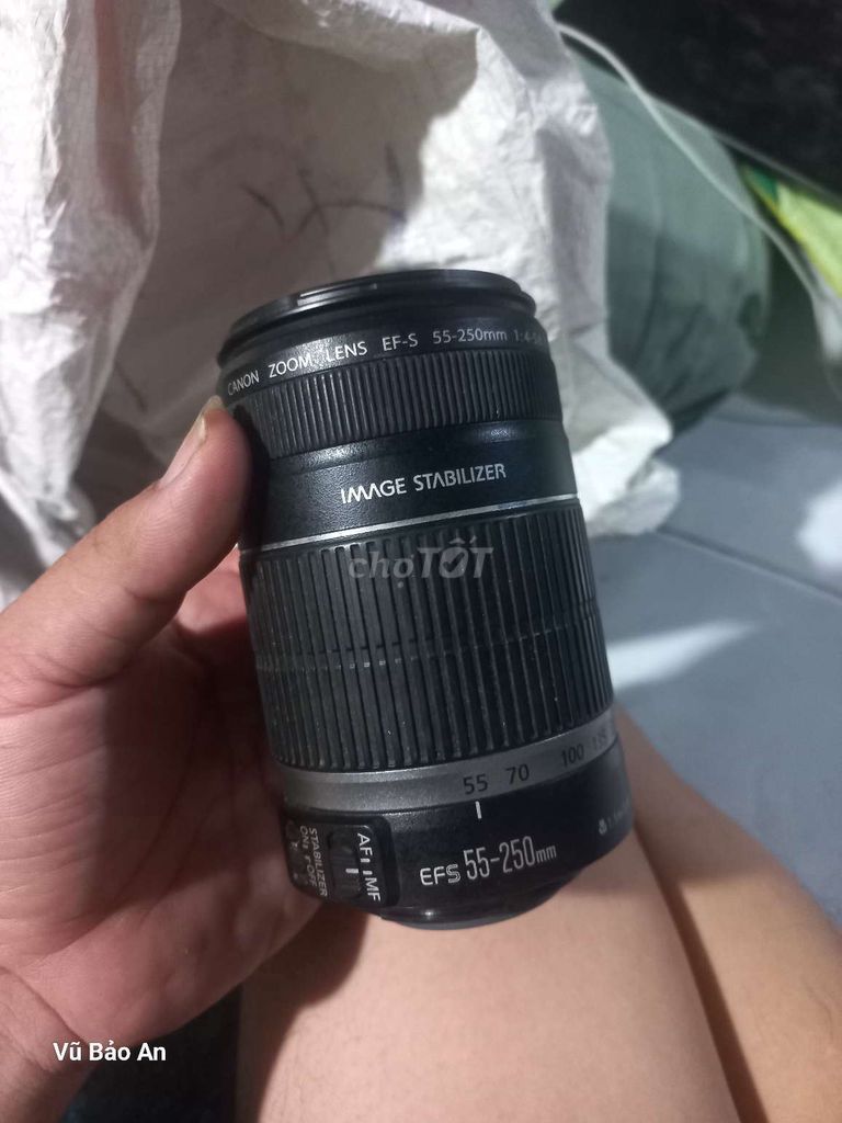 Ống kính Canon EF-S 55-250mm Đen. Mua bán Máy ảnh, Máy quay tại Quận 12 Tp Hồ Chí Minh được đăng bởi Huy hình 1
