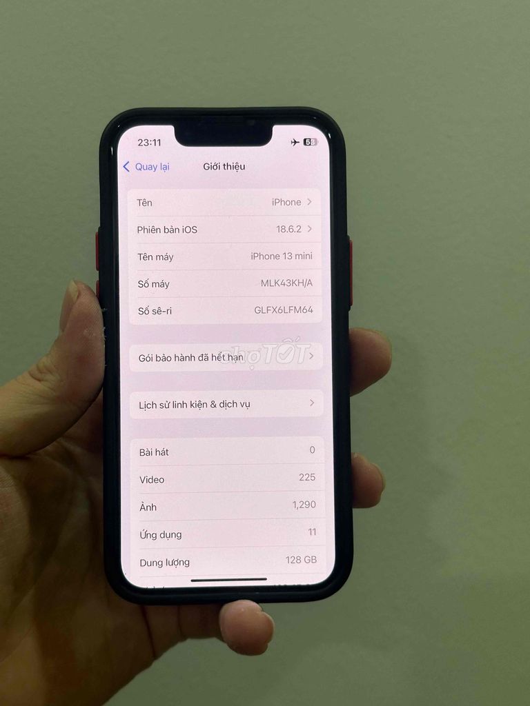 Apple iPhone 13 mini 128GB Xanh dương. Mua bán Điện thoại tại Quận 10 Tp Hồ Chí Minh được đăng bởi Pax Thiên hình 1