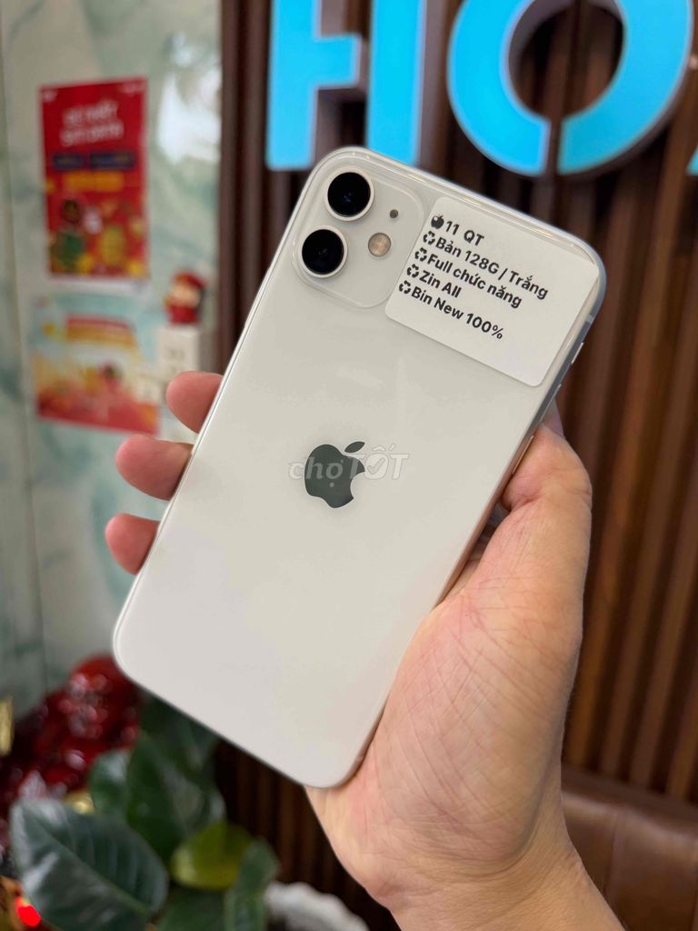 🍎 Ip 11  Zin Trắng QT 128G. Mua bán Điện thoại tại Thành phố Huế Thừa Thiên Huế được đăng bởi Hoàng Lộc Smartphone  hình 1