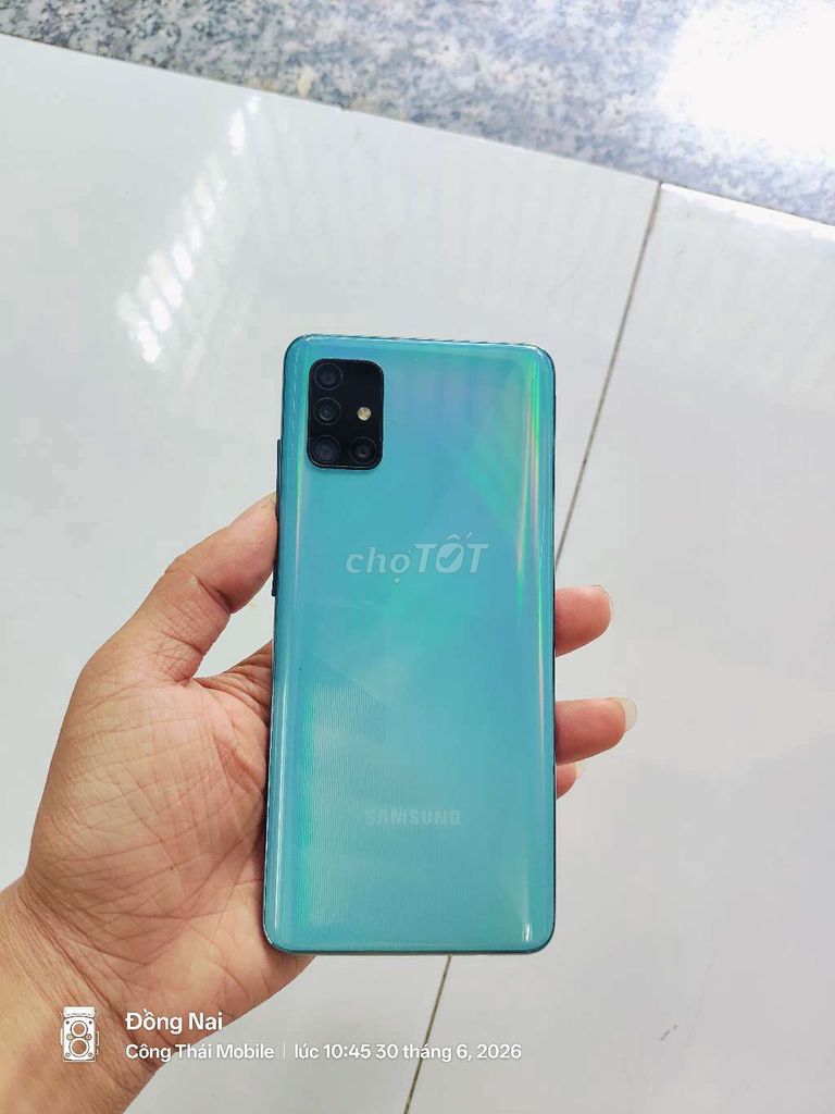 Samsung Galaxy A51 6GB/128GB Xanh ngọc. Mua bán Điện thoại tại Huyện Vĩnh Cửu Đồng Nai được đăng bởi thái  hình 1