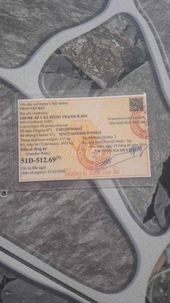 Ford Ranger 2019 Wildtrak 2.0L 4x2 AT - 68000 km. Mua bán Ô tô tại Huyện Hóc Môn Tp Hồ Chí Minh được đăng bởi phan văn nhựt hình 1