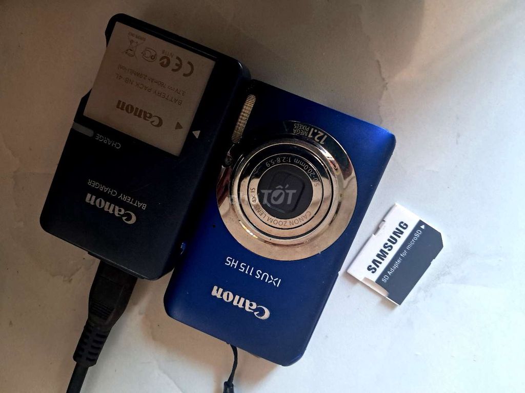 Máy ảnh Canon IXUS 115 HS Xanh. Mua bán Máy ảnh, Máy quay tại Thành phố Gia Nghĩa Đắk Nông được đăng bởi Nguyễn Viết Duy hình 1