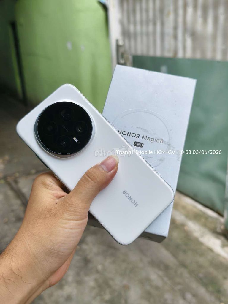 Honor Magic 8 Pro 12/256GB Trắng pin 100 . Mua bán Điện thoại tại Quận Gò Vấp Tp Hồ Chí Minh được đăng bởi Thanh Tri hình 1