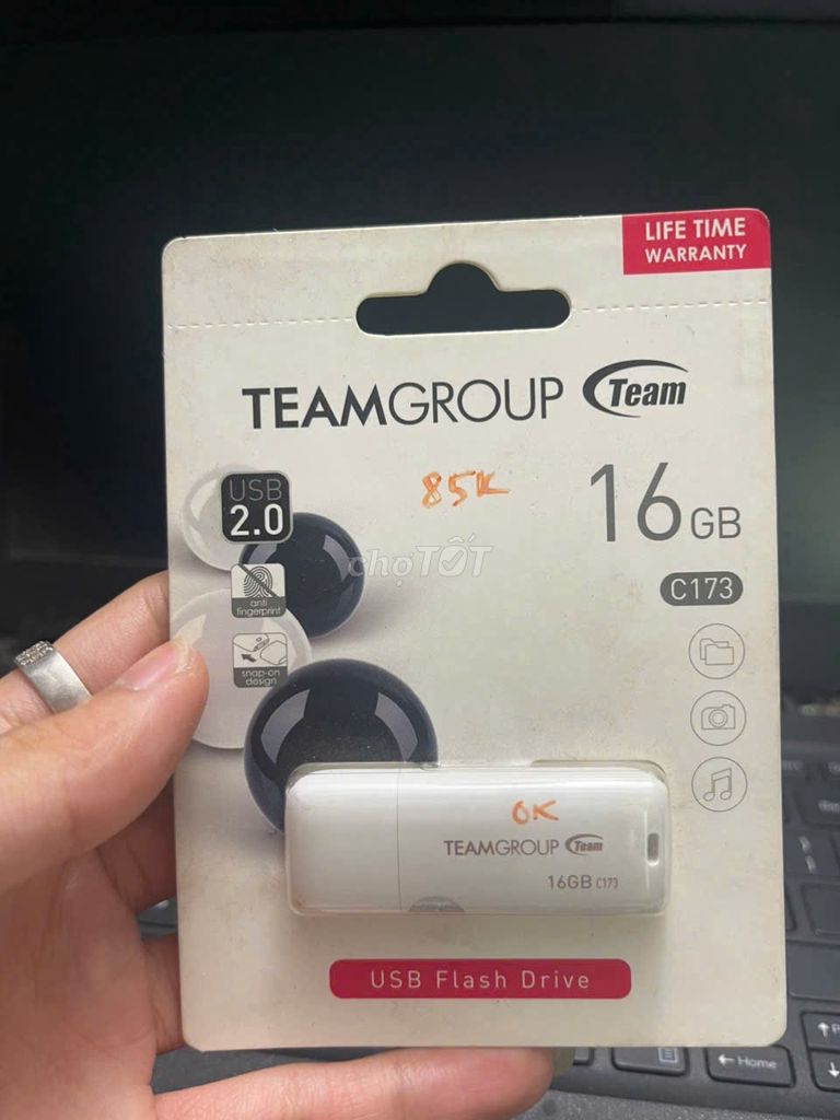 [SIÊU BỀN] USB 16GB TeamGroup C173. Mua bán Phụ kiện (Màn hình, Chuột...) tại Thành phố Thủ Đức Tp Hồ Chí Minh được đăng bởi Cũ Giá Rẻ hình 1
