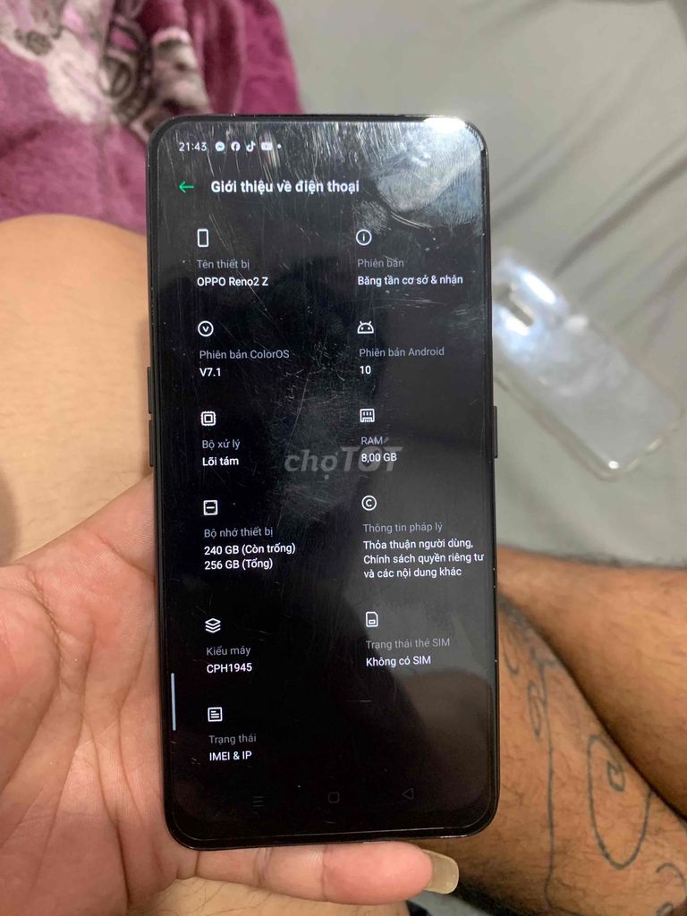 dư dùng oppo reno 2z. Mua bán Điện thoại tại Huyện Vĩnh Cửu Đồng Nai được đăng bởi Tú hình 1