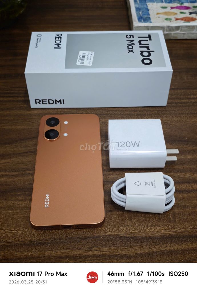 Redmi Turbo 5 Max 16/256 Cam Fullbox có ship COD. Mua bán Điện thoại tại Quận Hoàng Mai Hà Nội được đăng bởi Trần Ngọc Hiếu hình 1
