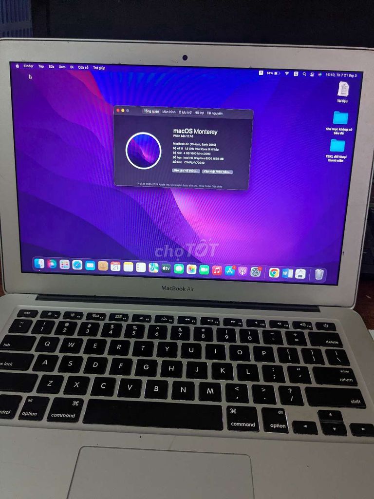 Apple MacBook Air 2017 Bạc. Mua bán Laptop tại Thành phố Lào Cai Lào Cai được đăng bởi trung hình 1