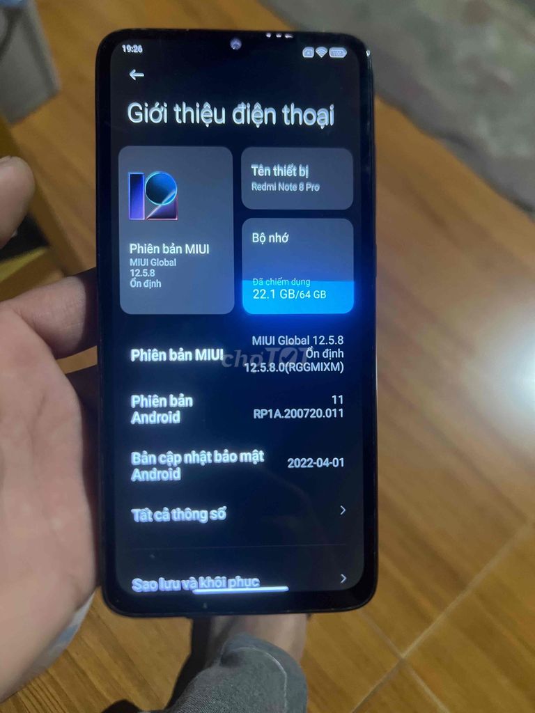 Xiaomi Redmi Note 8 Pro 64GB. Mua bán Điện thoại tại Thành phố Bắc Ninh Bắc Ninh được đăng bởi duong hình 1