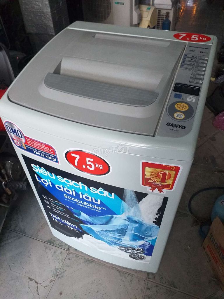 Máy giặt sanyo aqua 7.5kg. Mua bán Máy giặt tại Huyện Hóc Môn Tp Hồ Chí Minh được đăng bởi đuc trung hình 2