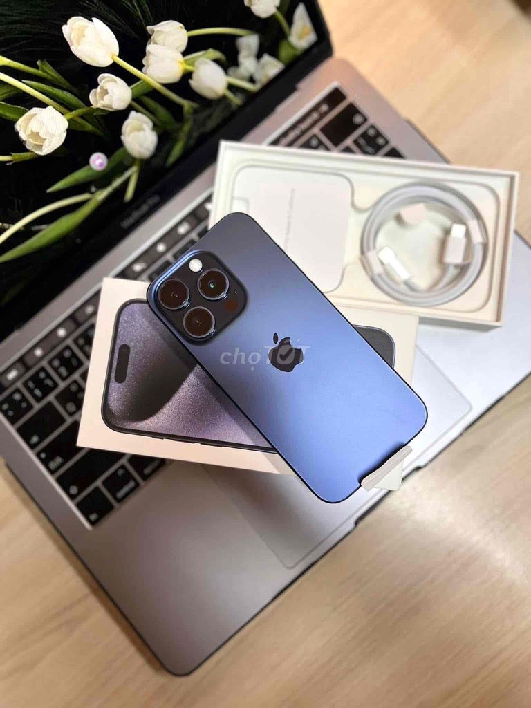 iPhone 15 Pro Xanh FULLBOX APPLE 02/2025. Mua bán Điện thoại tại Quận 10 Tp Hồ Chí Minh được đăng bởi iStockHCM hình 1