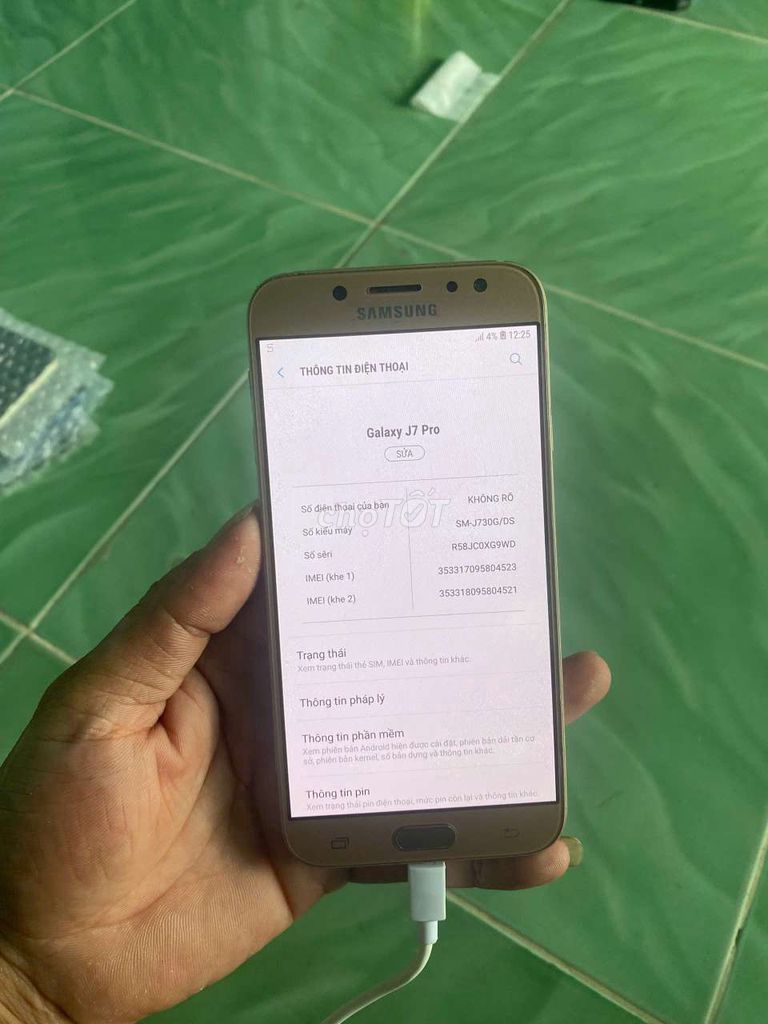 Samsung J7 Pro Vàng Đã sử dụng. Mua bán Điện thoại tại Thành phố Thủ Dầu Một Bình Dương được đăng bởi Nga tuấn Đt Giá rẻ hình 1