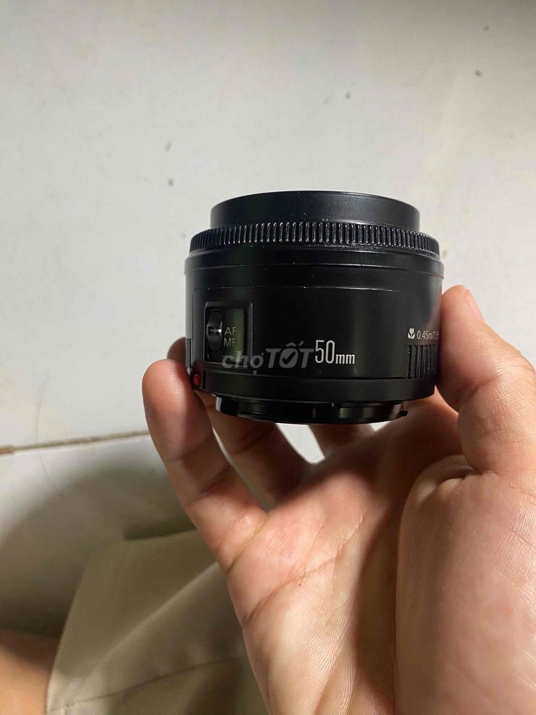 Ống kính Canon EF 50mm f1.8ii Đen. Mua bán Máy ảnh, Máy quay tại Quận 7 Tp Hồ Chí Minh được đăng bởi minh tuấn hình 1