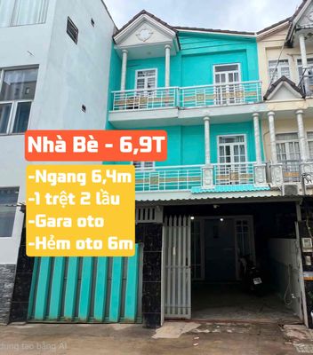 🏠 NHÀ CHÍNH CHỦ 1 TRỆT 2 LẦU – NGANG 6.4M – HẺM XE HƠI 6M