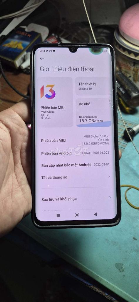 mi note 10 main zin full chức năng màn chữa cháy. Mua bán Điện thoại tại Huyện Hóc Môn Tp Hồ Chí Minh được đăng bởi Trần Kiên Mobile Shop hình 1