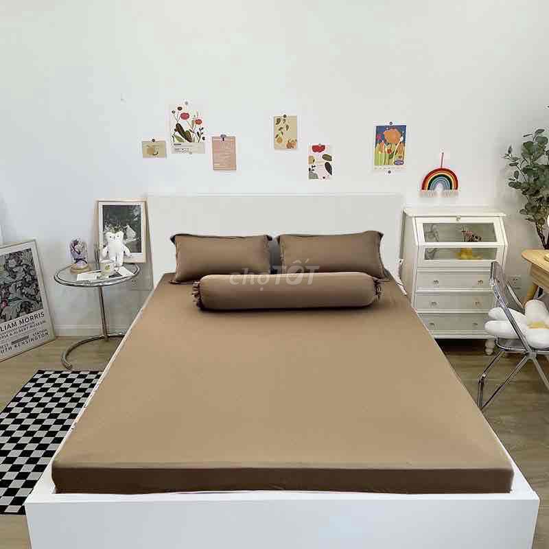 Bộ ga giường thun lạnh 4 món bọc được nệm 20cm gồm. Mua bán Giường, chăn ga gối nệm tại Quận Tân Phú Tp Hồ Chí Minh được đăng bởi taphoaxinh hình 1
