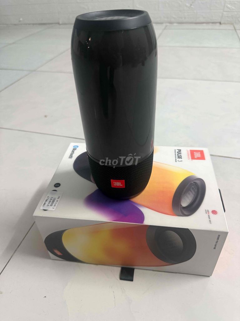 Loa Bluetooth JBL Pulse 3 Đen. Mua bán Tivi, Âm thanh tại Quận 3 Tp Hồ Chí Minh được đăng bởi The Ghost hình 1