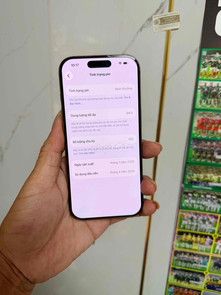 Apple iPhone 16 Pro 256GB Vàng LL/A 99% zin áp. Mua bán Điện thoại tại Quận 6 Tp Hồ Chí Minh được đăng bởi Ryan Huynh hình 1