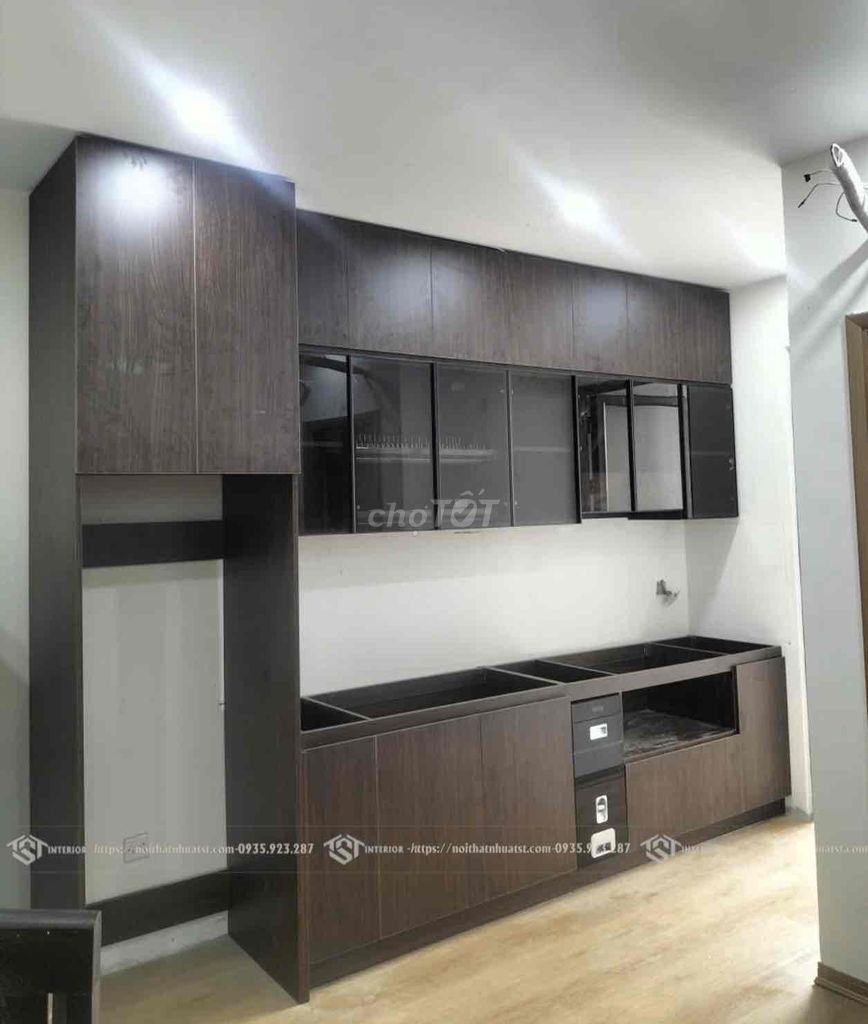 Tủ bếp Nội Thất TST MDF Kính cường lực - liên hệ. Mua bán Tủ, kệ gia đình tại Quận Thanh Khê Đà Nẵng được đăng bởi Xưởng sx nội thất nhựa ĐL và gỗ cn TST số 1 tại ĐN hình 1
