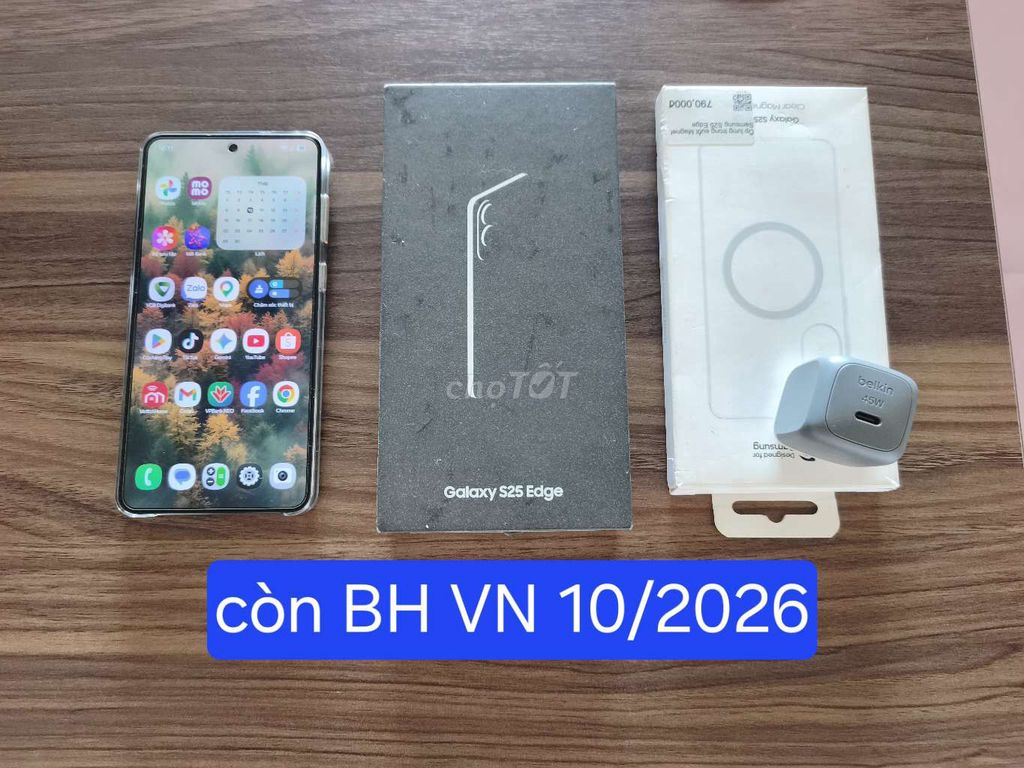 Samsung Galaxy S25 Edge Đen. Mua bán Điện thoại tại Huyện Gò Dầu Tây Ninh được đăng bởi Lê Minh Trí hình 1