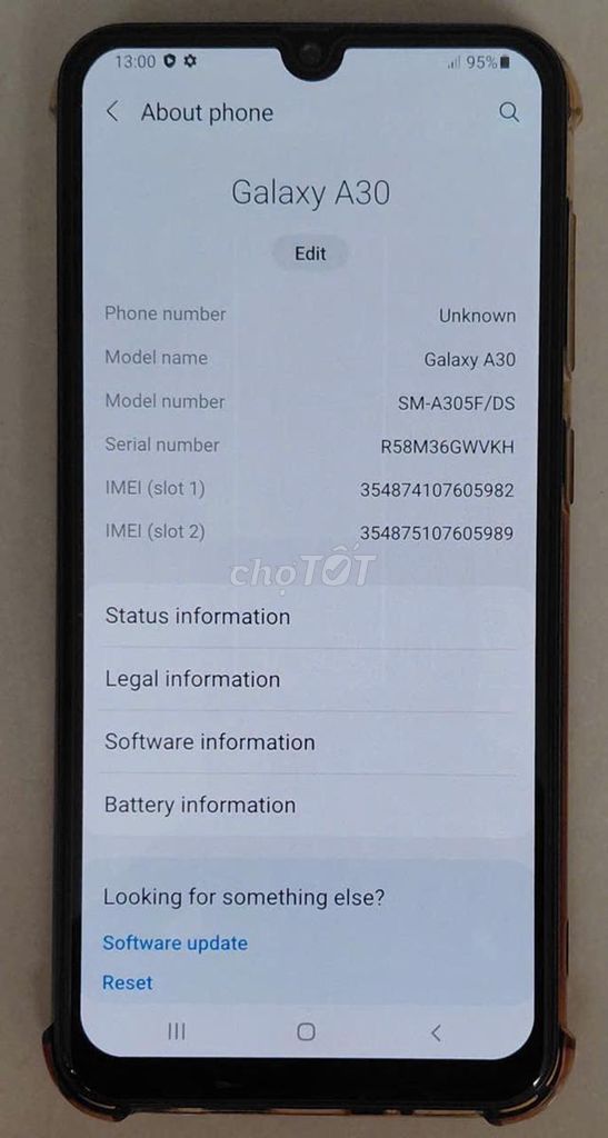 Samsung Galaxy A30 64GB màu đen, máy zin. Mua bán Điện thoại tại Thành phố Thủ Đức Tp Hồ Chí Minh được đăng bởi Nguyễn Ngọc Bằng hình 1