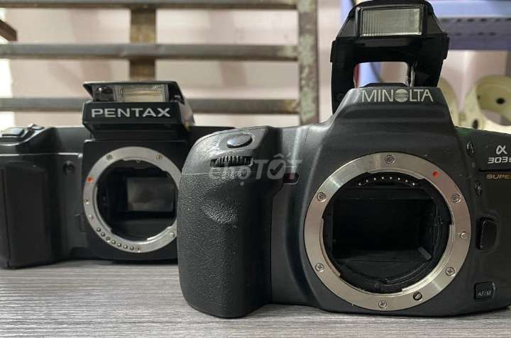 Máy ảnh Minolta Pentax Đen đẹp. Mua bán Máy ảnh, Máy quay tại Huyện Nhà Bè Tp Hồ Chí Minh được đăng bởi cửa hàng ve chai tổng hợp hình 1