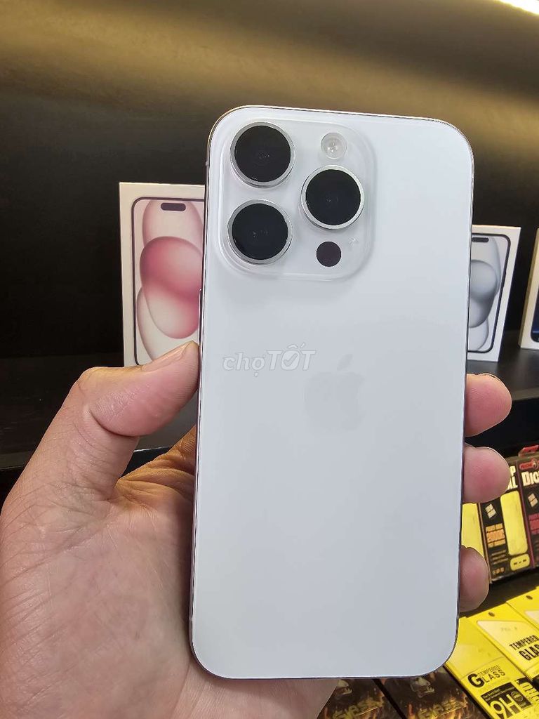 Apple iPhone 15 Pro 512GB Trắng ( Bản khay Sim). Mua bán Điện thoại tại Quận Ninh Kiều Cần Thơ được đăng bởi Thinhmobile Cần thơ 342 đường 30 tháng  hình 1