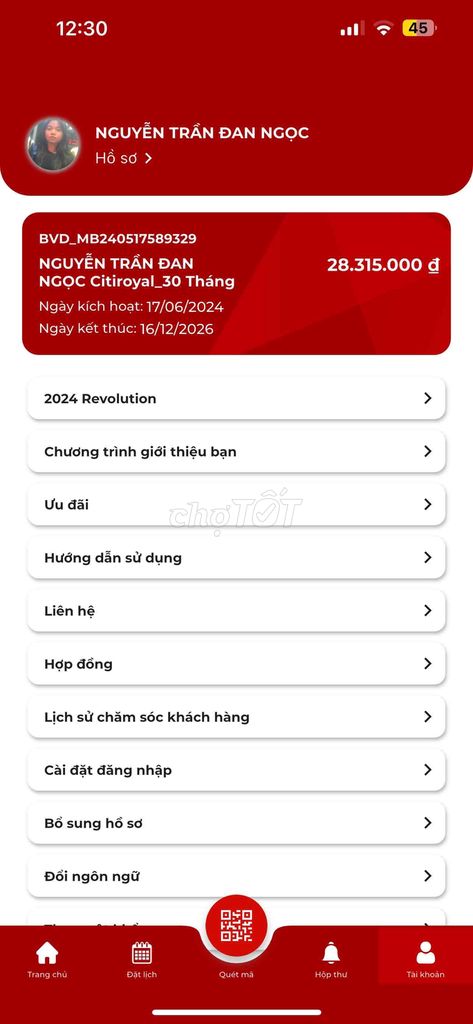 Mình cần nhượng lại gói tập gym tại Citygym