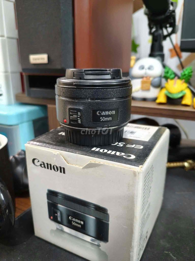 Ống kính Canon EF 50mm f/1.8 STM Đen, fullbox. Mua bán Máy ảnh, Máy quay tại Quận 10 Tp Hồ Chí Minh được đăng bởi Hiển Đập Chai hình 1
