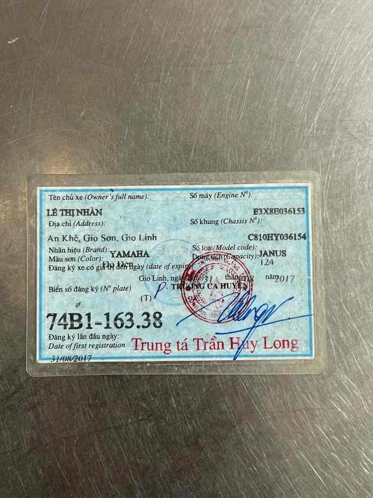 ZANUS Fi 2017 74 HỖ TRỢ GÓP NỢ XẤU CÓ GL ĐỖI XE. Mua bán Xe máy tại Huyện Hóc Môn Tp Hồ Chí Minh được đăng bởi Khaianh  hình 5