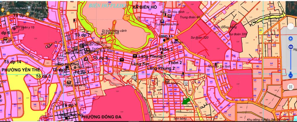 Bán lố đất xã Biển Hồ, PleiKu,5x31m, full thổ, giá 380 triệu, sổ hồng