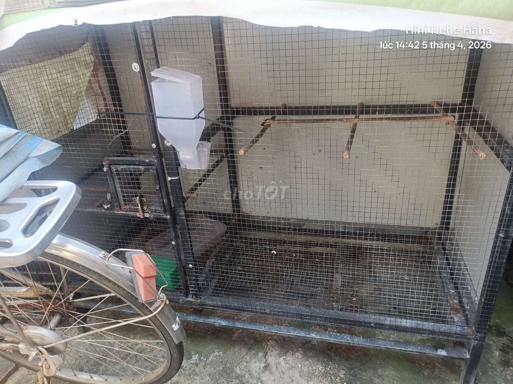 Lồng chim kim loại Đen. Mua bán Phụ kiện, Thức ăn, Dịch vụ tại Quận Ngũ Hành Sơn Đà Nẵng được đăng bởi Bông hình 1