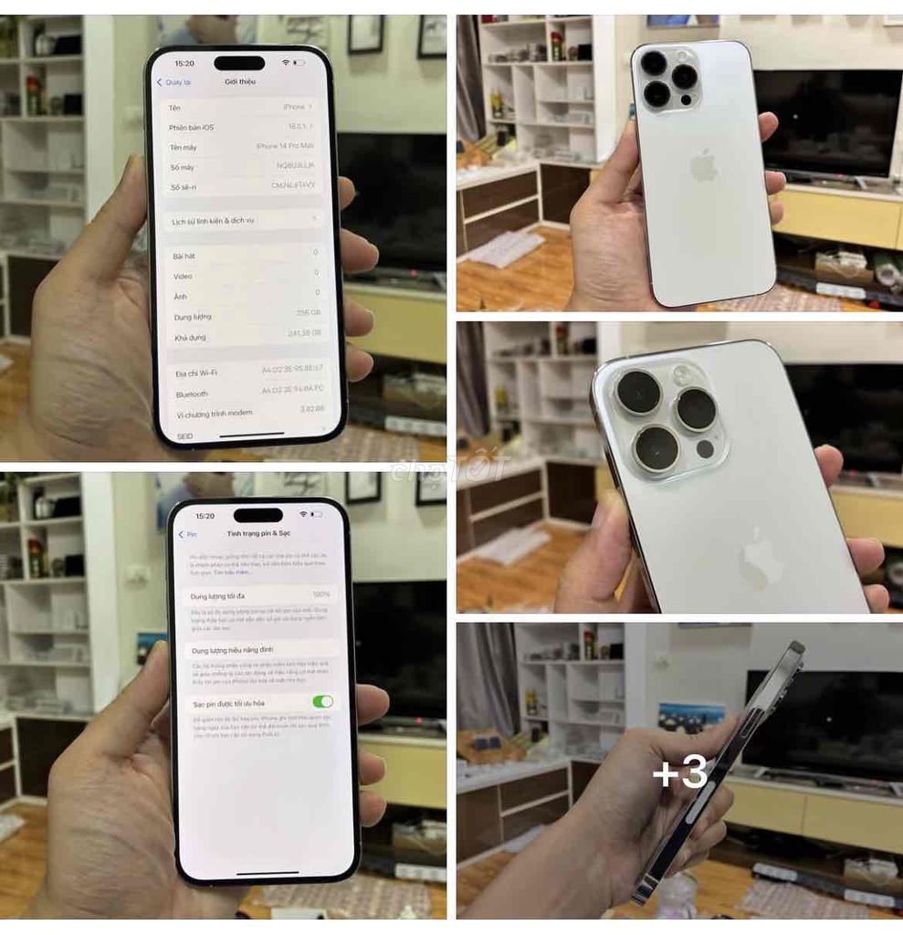 iPhone 14 Promax 128Gb Trắng KENG APPLE 2026. Mua bán Điện thoại tại Quận Hà Đông Hà Nội được đăng bởi iStock Hà Nội Zin Đẹp Chất hình 1