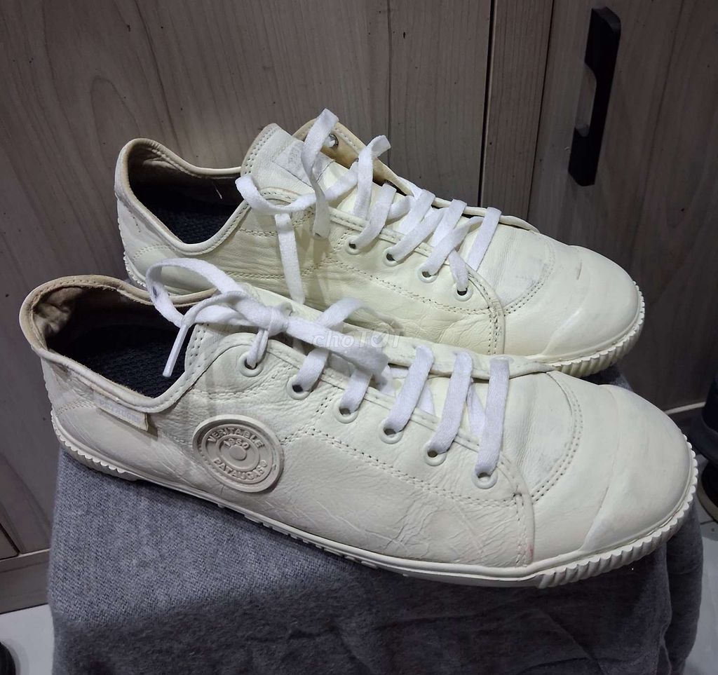 Giày thời trang sneakers da bò hiệu Pháp, S.41.5. Mua bán Giày dép tại Quận 7 Tp Hồ Chí Minh được đăng bởi An Vũ hình 1