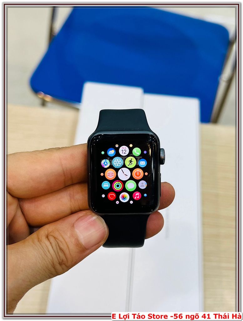 E pass Apple Watch Series 3 38mm Đen Pin 80%. Mua bán Thiết bị đeo thông minh tại Quận Đống Đa Hà Nội được đăng bởi Nguyễn Tiến Lợi hình 1