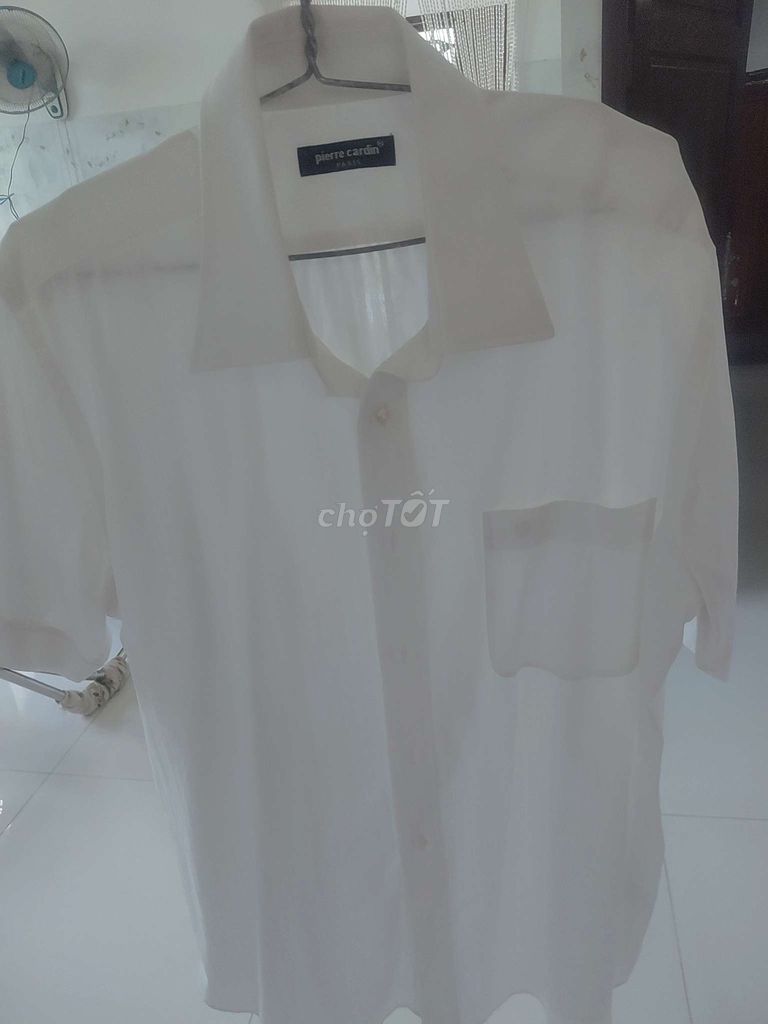 Áo sơ mi Pierre Cardin nam trắng. Mua bán Quần áo tại Huyện Hóc Môn Tp Hồ Chí Minh được đăng bởi hàng hiệu  hình 1