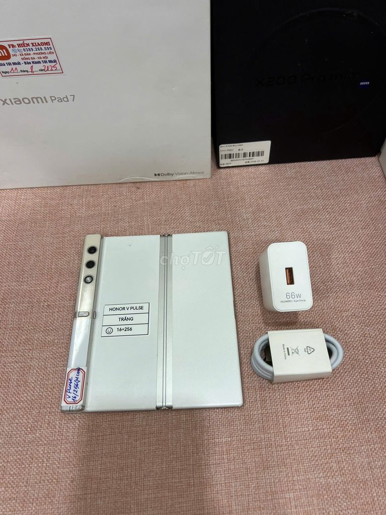 Honor V Pulse 16/256 Trắng sạc 66w có ship COD. Mua bán Điện thoại tại Quận Hoàng Mai Hà Nội được đăng bởi Trần Ngọc Hiếu hình 1