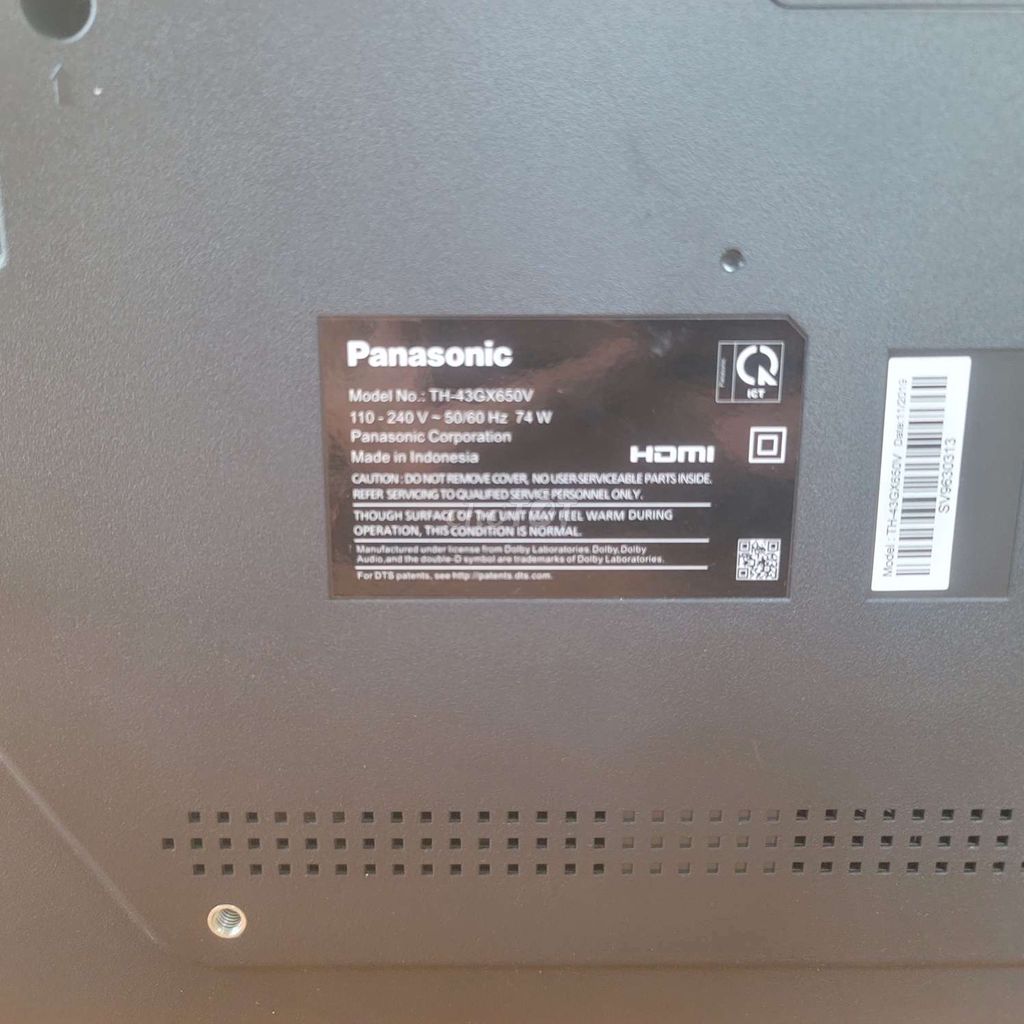 Tivi Panasonic TH-43GX650V Lỗi màn hình. Mua bán Tivi, Âm thanh tại Quận Hải Châu Đà Nẵng được đăng bởi thang hoang hình 1