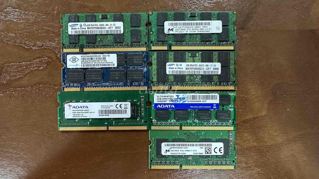 RAM DDR2 2GB Bus 667/800 MHz. Mua bán Linh kiện (RAM, Card...) tại Quận 7 Tp Hồ Chí Minh được đăng bởi Khương hình 1