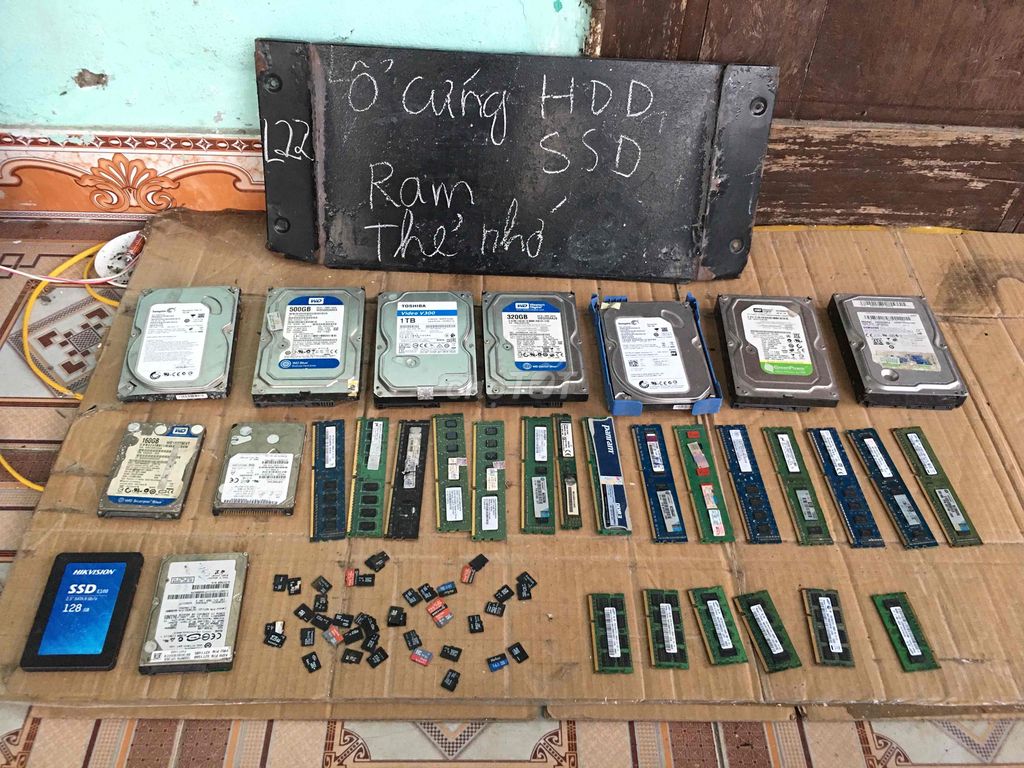 Ổ cứng HDD SSD Thẻ Nhớ camera. Mua bán Linh kiện (RAM, Card...) tại Thị xã Duy Tiên Hà Nam được đăng bởi hinh dieu linh hình 1