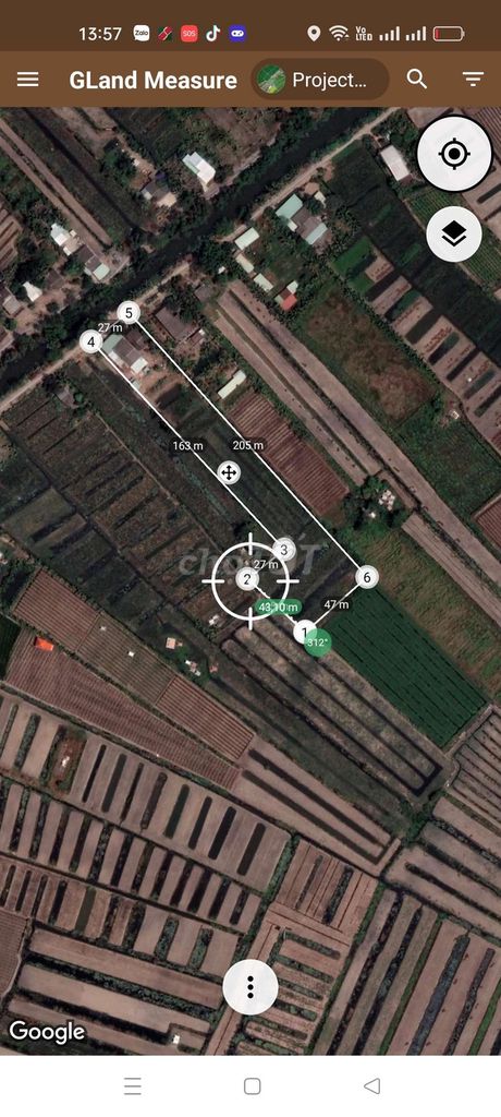 Đất sổ hồng hơn 6.300m2 Tân Phước,Tiền Giang