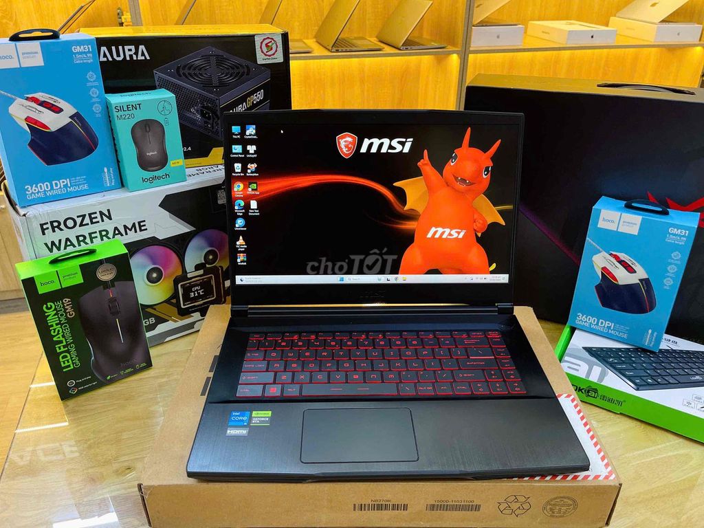 MSI GF63 i5-12450H 15.6 inch 16G/512G/RtX 4050 6G. Mua bán Laptop tại Quận Ninh Kiều Cần Thơ được đăng bởi mua bán laptop Thành Võ Cần Thơ hình 1