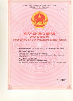 CHÍNH CHỦ BÁN ĐẤT KP1 TÂN KHAI 304M², NGANG 10M, GIÁ 1,65 TỶ