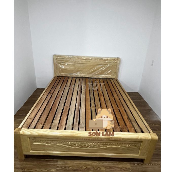 giường ngủ gỗ bền chuẩn- giường ngủ gỗ mới  giường